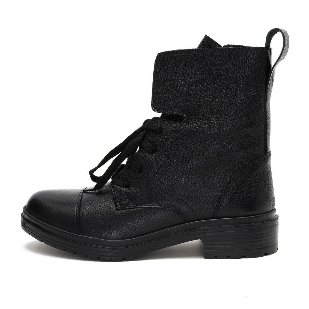 Maite Siyah Kadın Deri Postal Bot