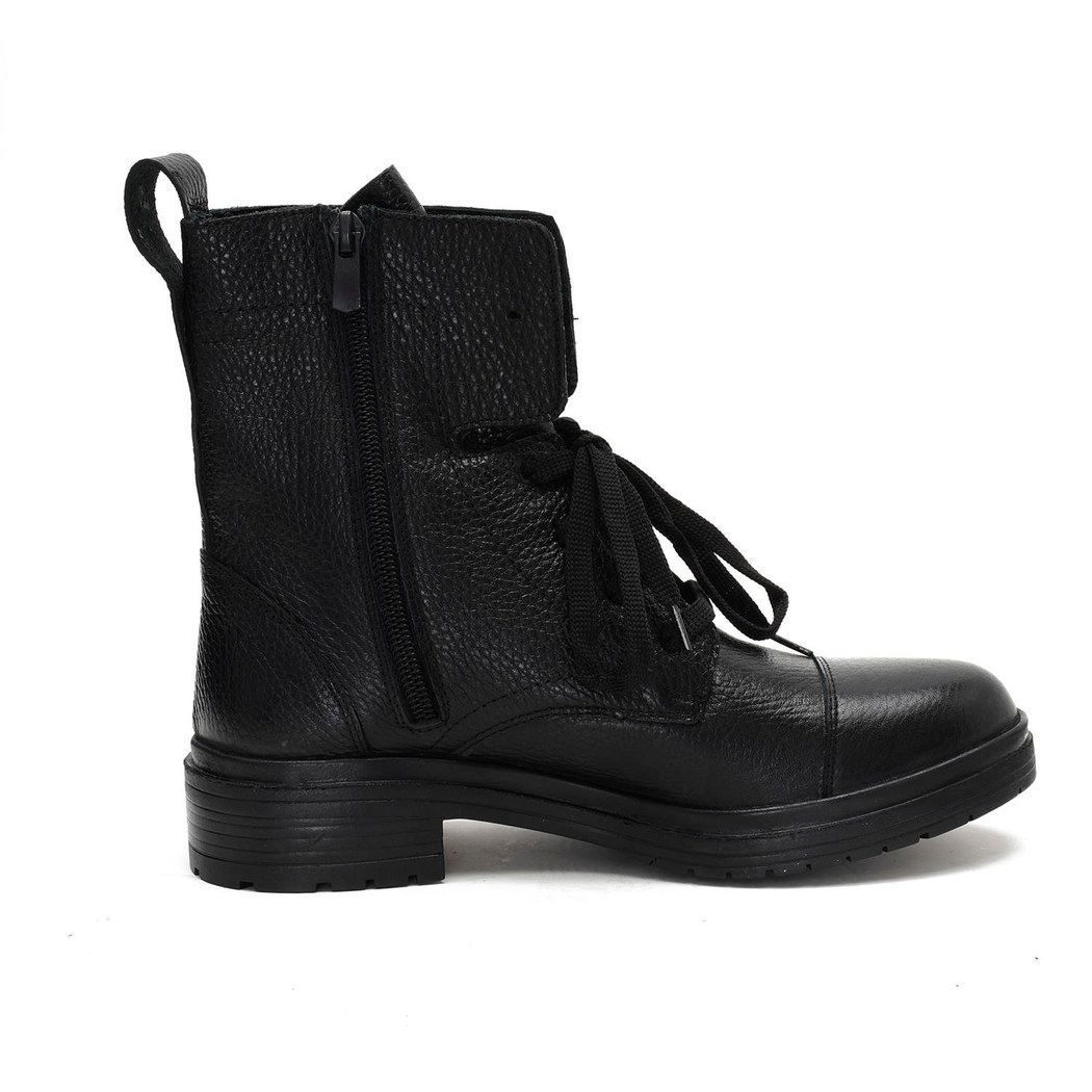 Maite Siyah Kadın Deri Postal Bot