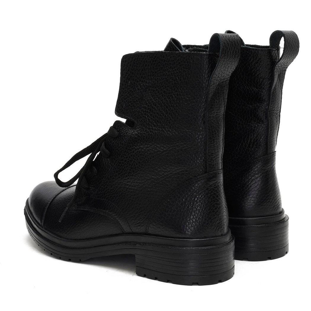 Maite Siyah Kadın Deri Postal Bot