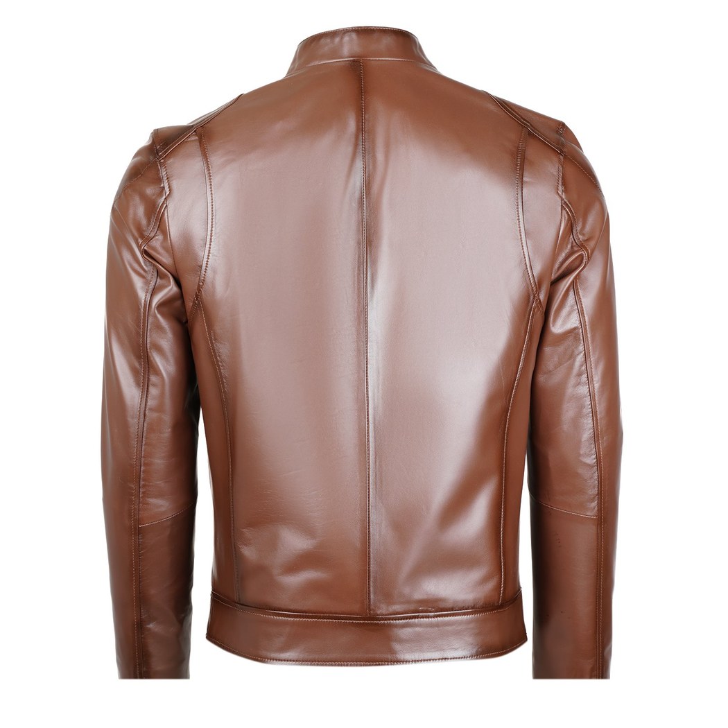 Manlio Kahve Erkek Deri Mont