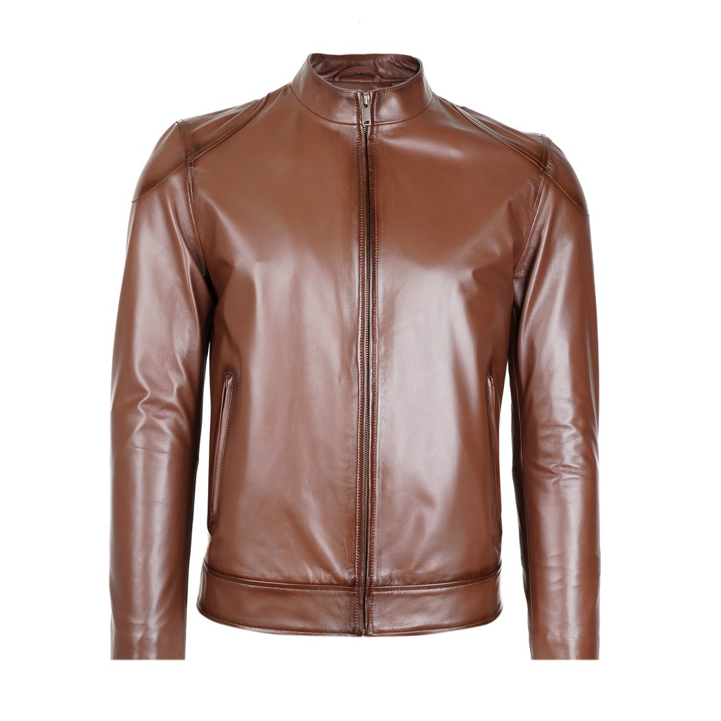 Manlio Kahve Erkek Deri Mont