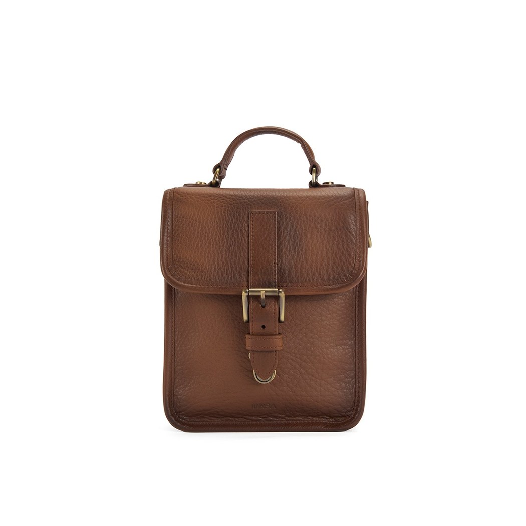 Marcel Kahve Erkek Vintage Deri Postacı Çantası