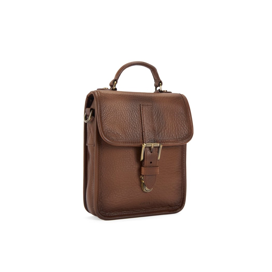 Marcel Kahve Erkek Vintage Deri Postacı Çantası