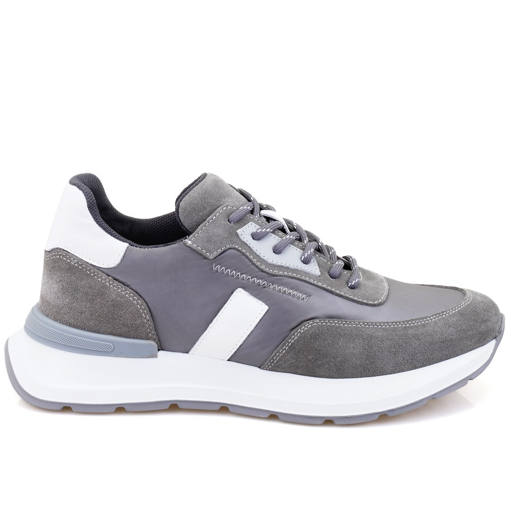 Marcio Gri Erkek Spor Süet Deri Ayakkabı