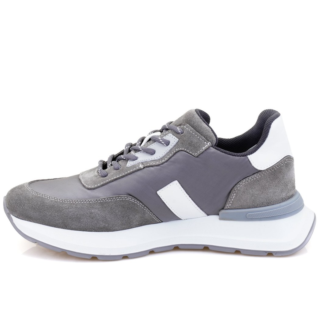 Marcio Gri Erkek Spor Süet Deri Ayakkabı