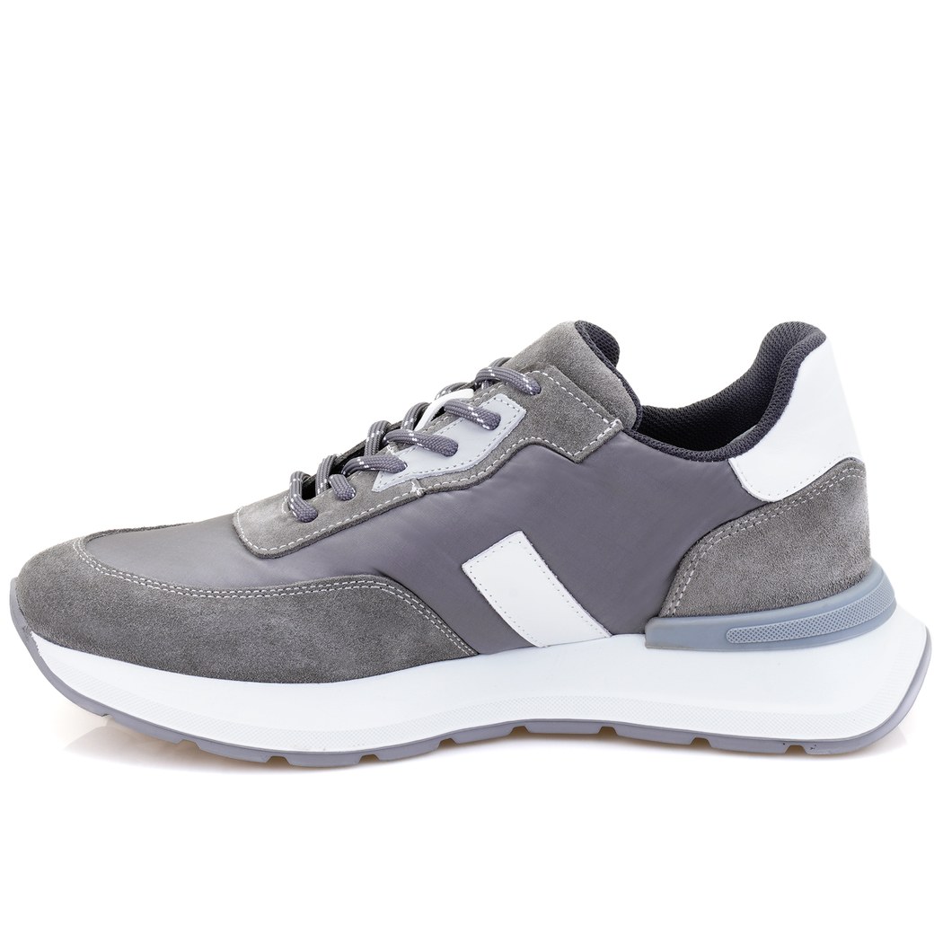 Marcio Gri Erkek Spor Süet Deri Ayakkabı