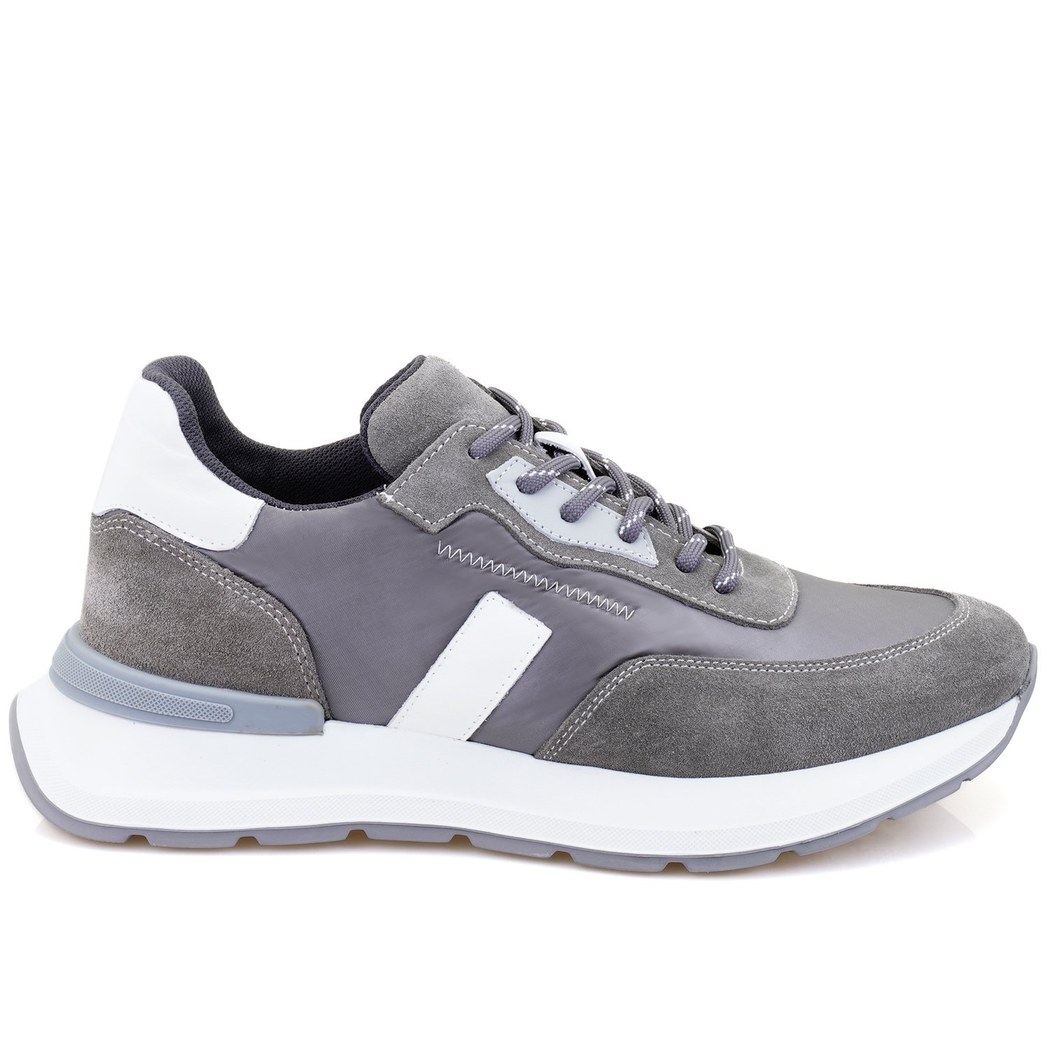 Marcio Gri Erkek Spor Süet Deri Ayakkabı