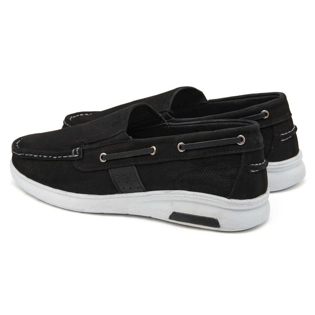 Mare Siyah Erkek Deri Loafer