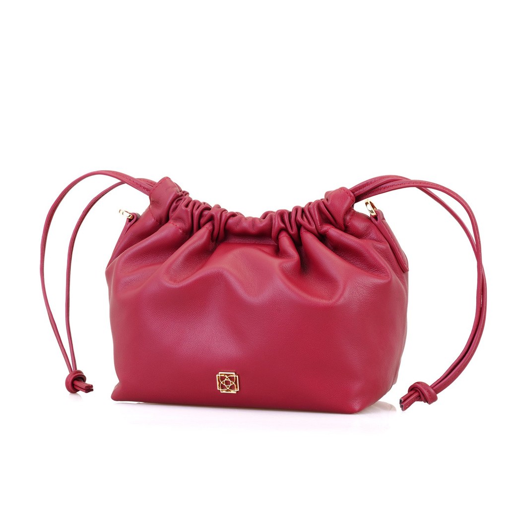 Maria Kırmızı Kadın Deri Omuz Çantası