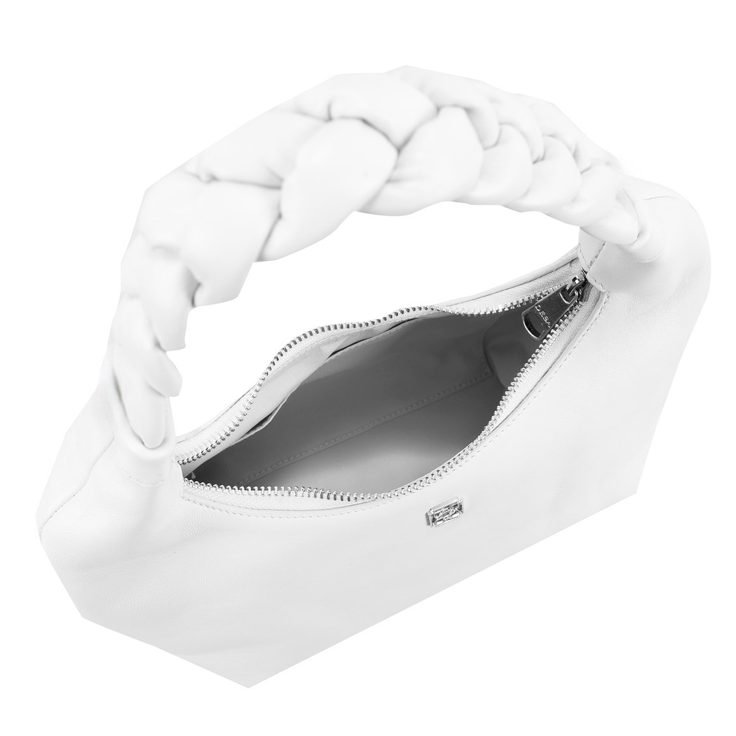 Maritza Beyaz Kadın Deri Omuz Çantası