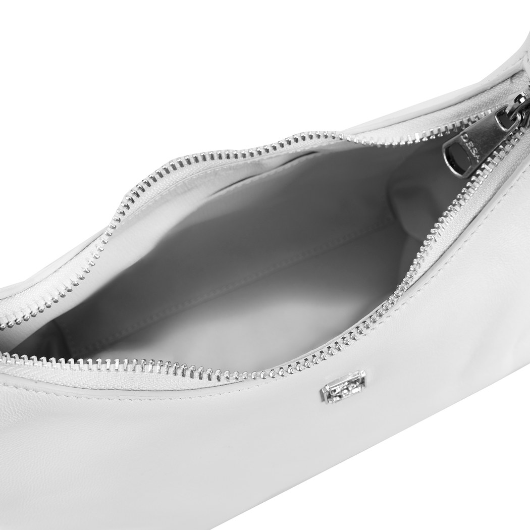 Maritza Beyaz Kadın Deri Omuz Çantası