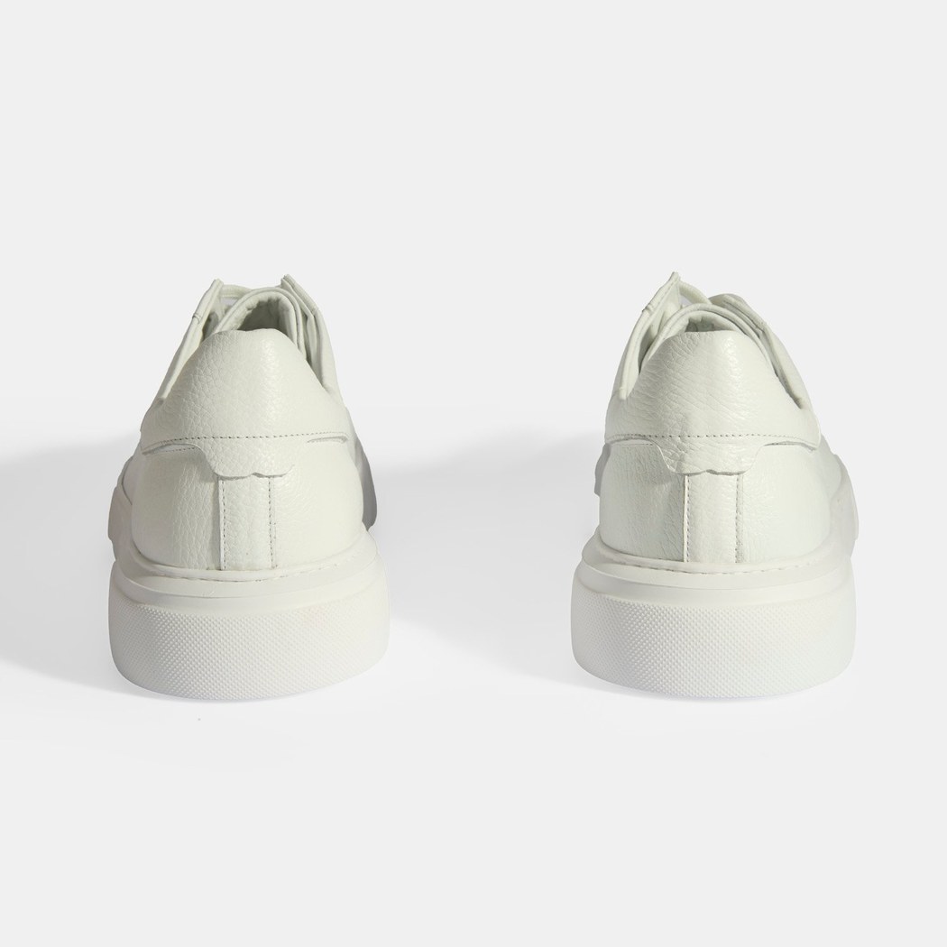 Marlon Beyaz Erkek Deri Günlük Ayakkabı