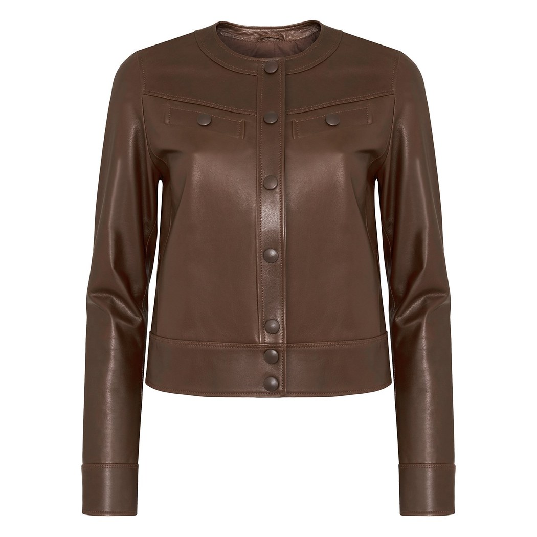 Marry Konyak Kadın Deri Ceket
