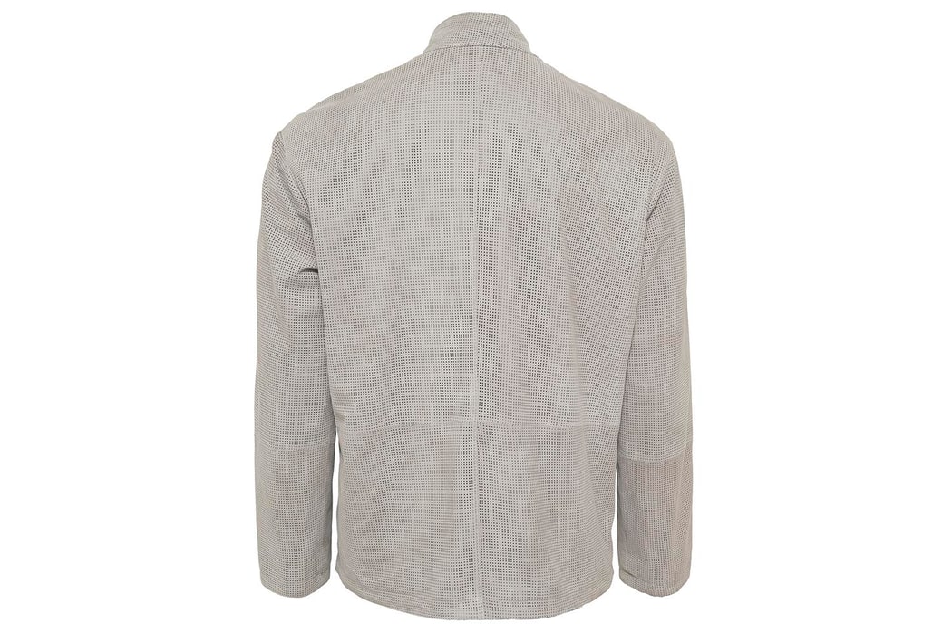 Martino Bej Erkek Süet Perfore Çift Taraflı Mont