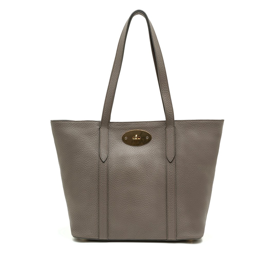 Mary Gri Kadın Deri Alışveriş Çantası