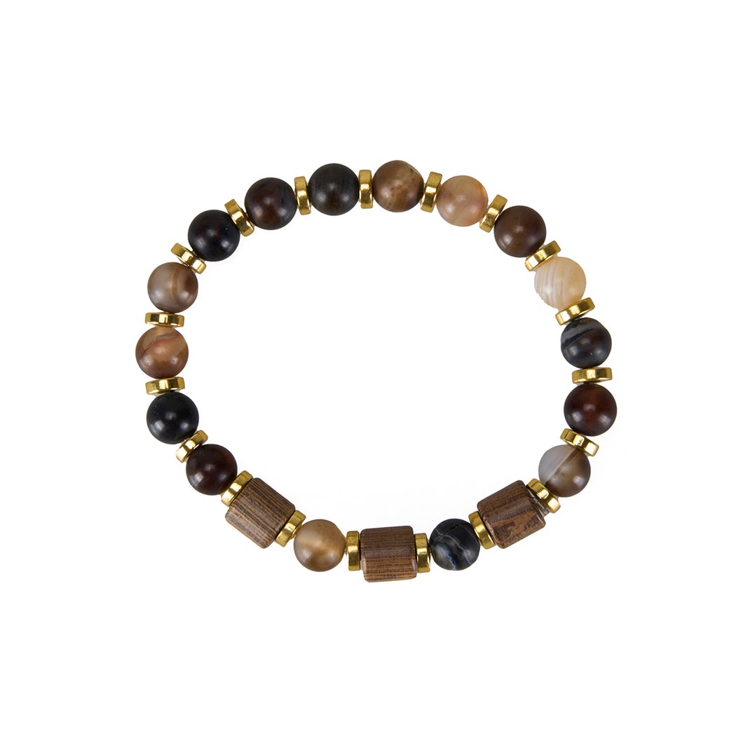 Mat Akik Doğal Taşlı Kadın Bileklik