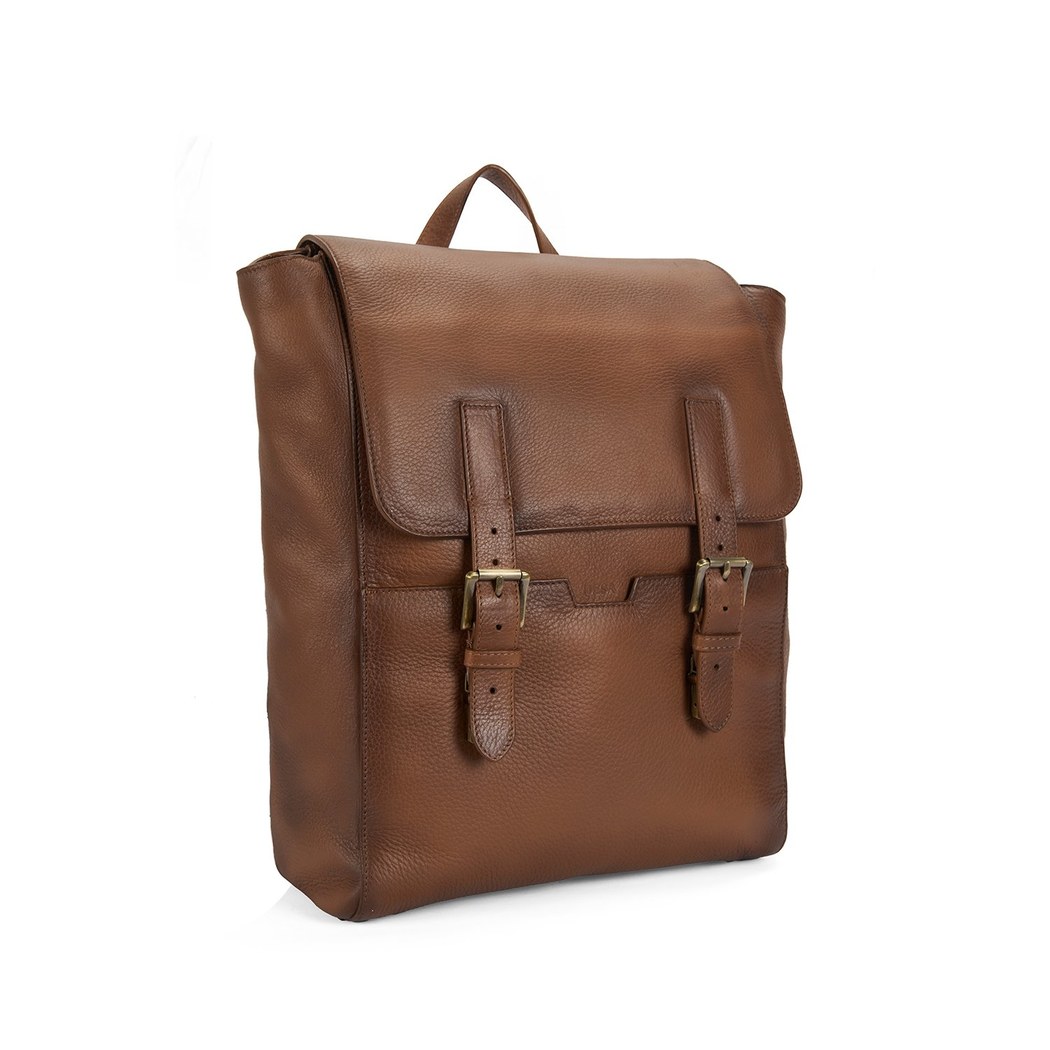 Mateo Kahve Vintage Deri Sırt Çantası