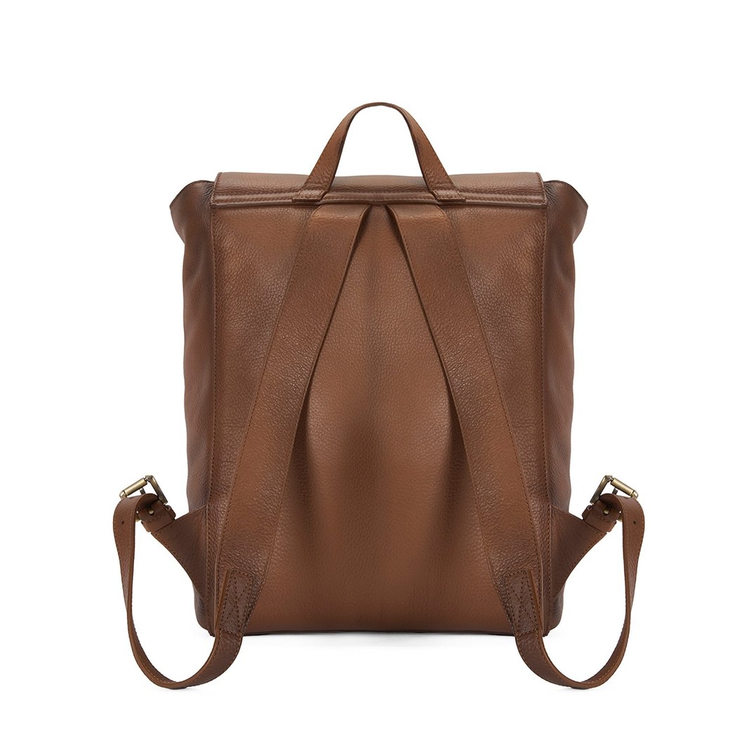 Mateo Kahve Vintage Deri Sırt Çantası