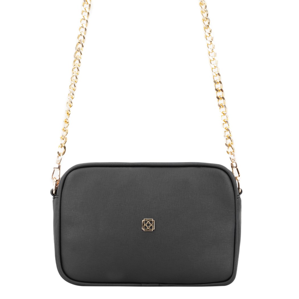 Matin Siyah Kadın Postacı Çantası