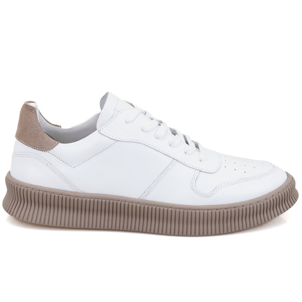 Mattina Beyaz Erkek Deri Spor Ayakkabı