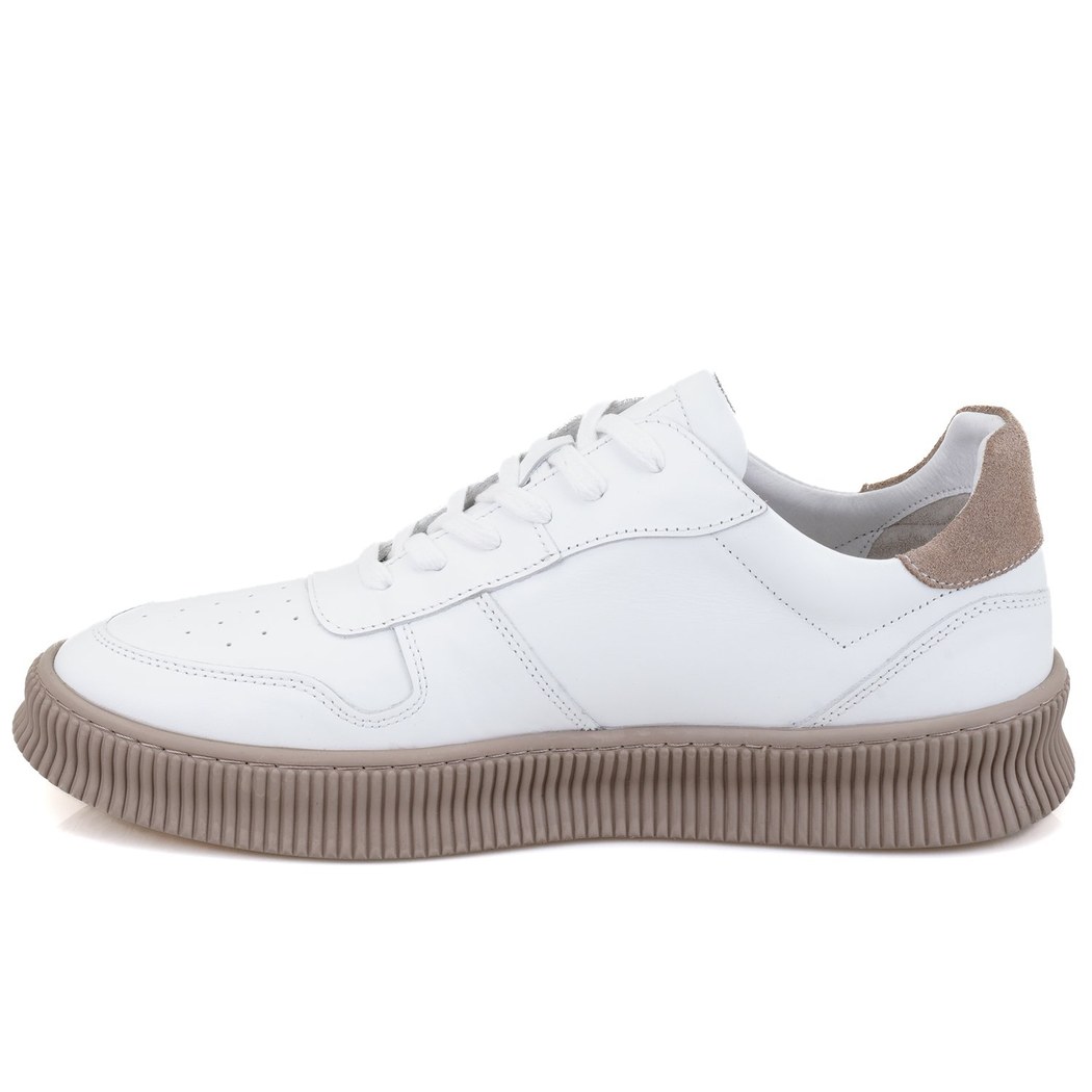 Mattina Beyaz Erkek Deri Spor Ayakkabı