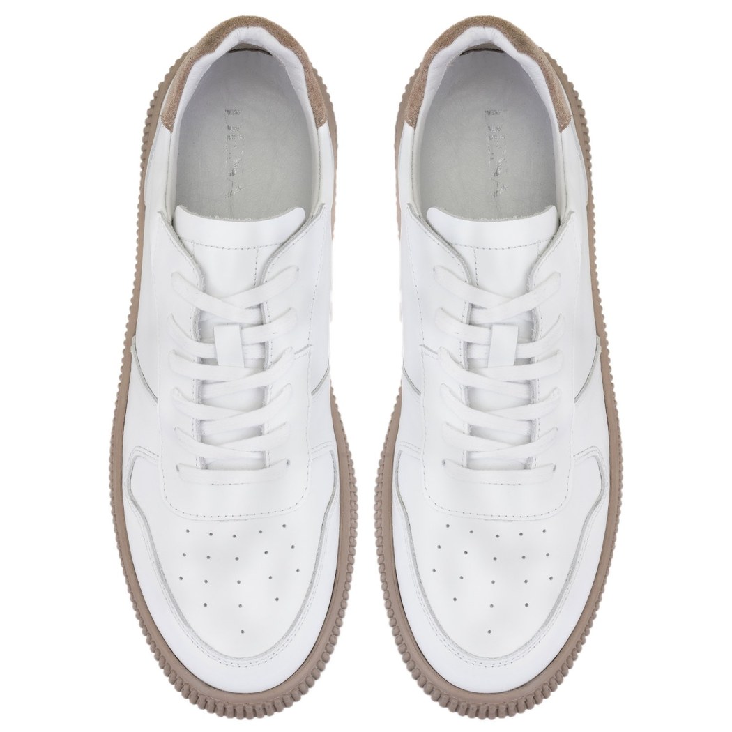 Mattina Beyaz Erkek Deri Spor Ayakkabı