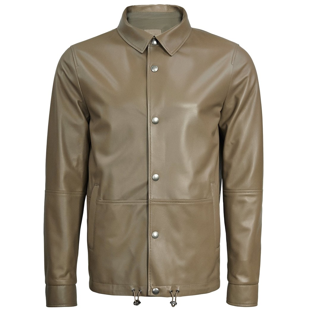 Mauro Erkek Çift Taraflı Deri Ceket