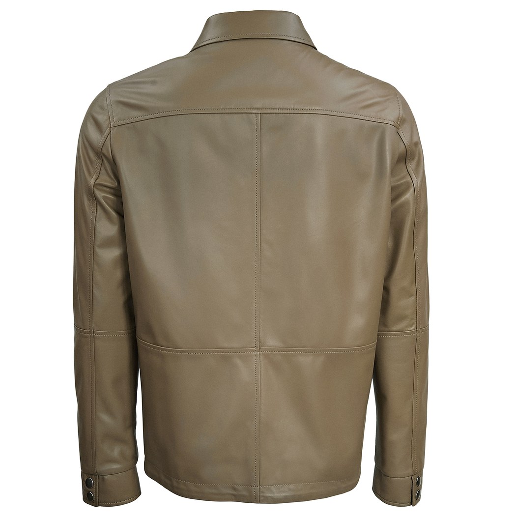 Mauro Erkek Çift Taraflı Deri Ceket