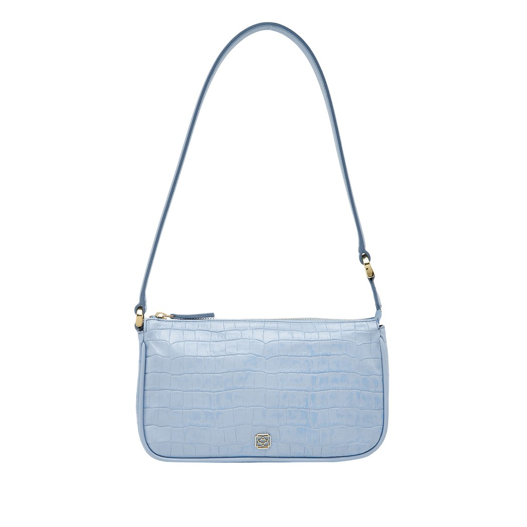 Mavi Dativ Kadın Deri Omuz Askılı Çanta