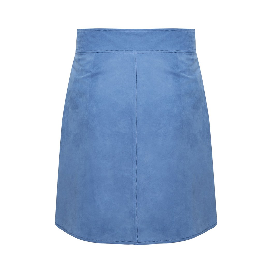 Mavi Nicci Kadın Süet Etek