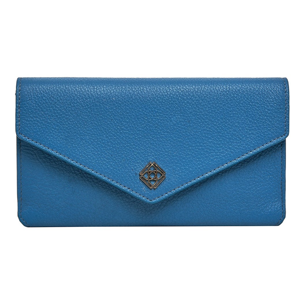Mavi Zarf Kadın Deri Cüzdan