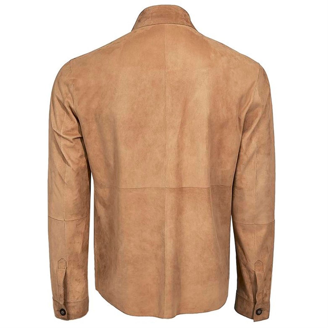 Maynor Erkek Çift Taraflı Deri Gömlek Ceket