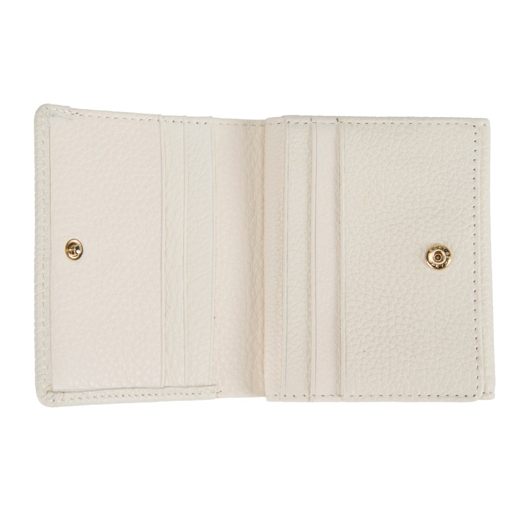 Milan Beyaz Kadın Deri Cüzdan