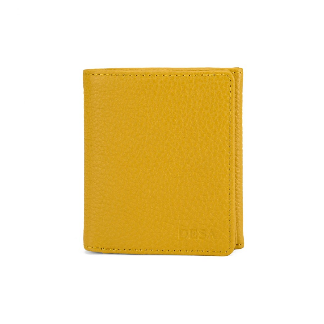 Milan Sarı Kadın Deri Cüzdan