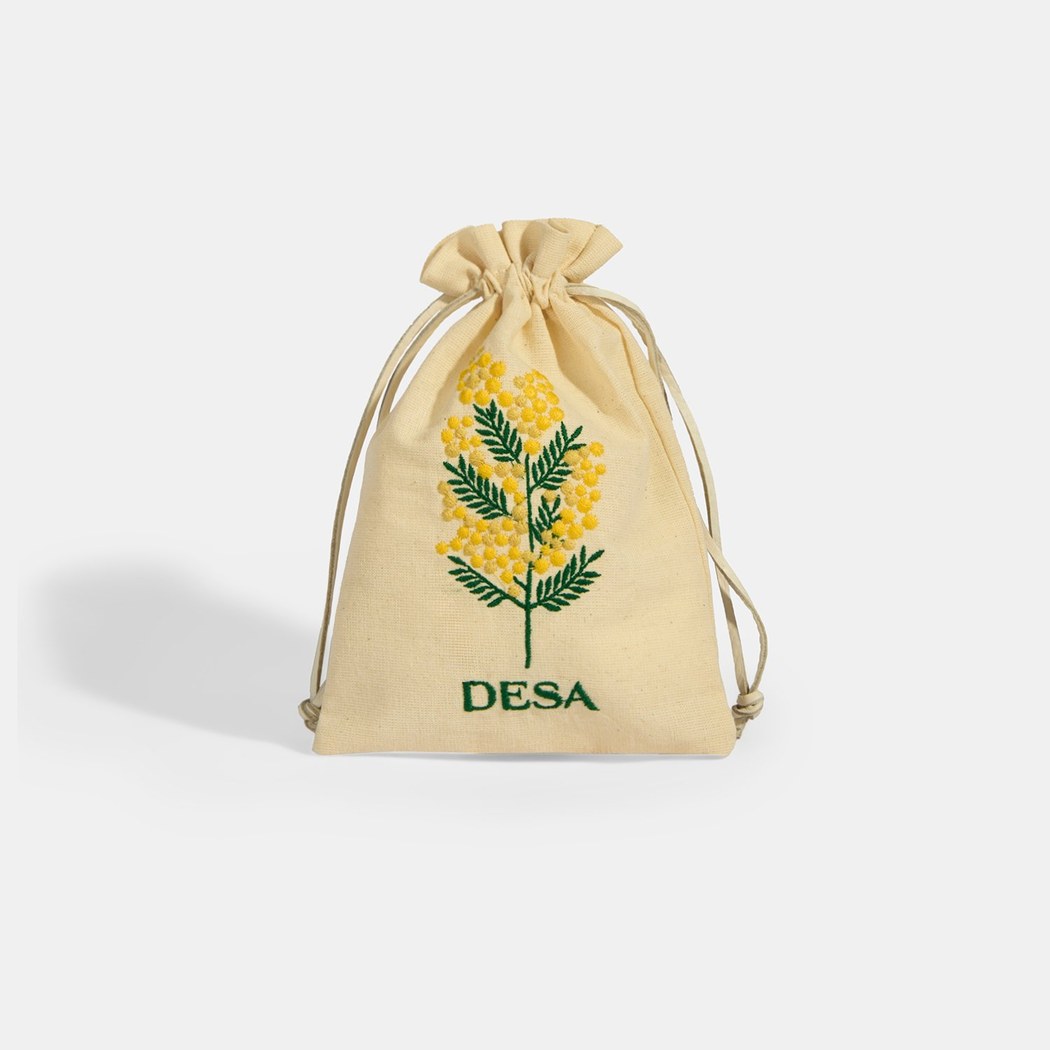 Mimoza Nakışlı Lavanta Kesesi