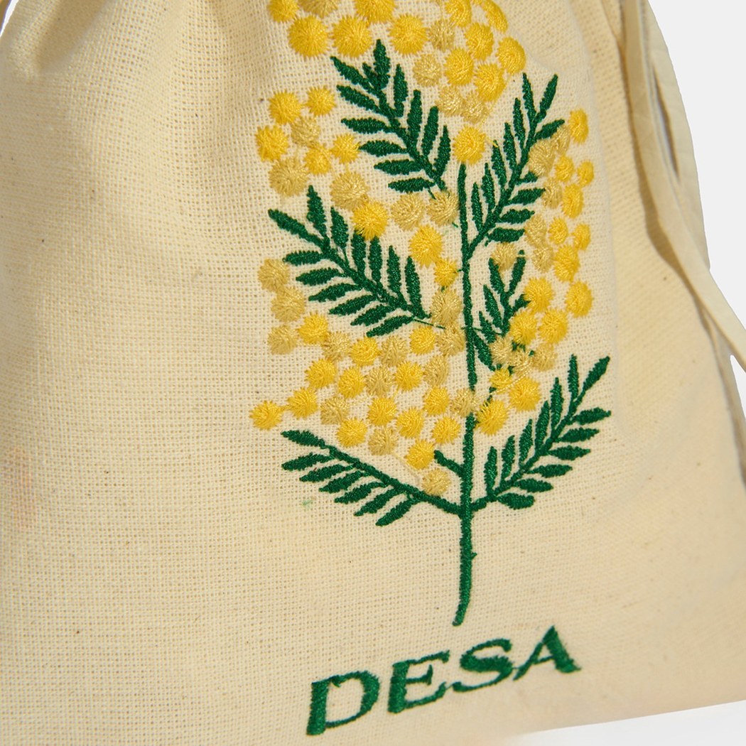 Mimoza Nakışlı Lavanta Kesesi