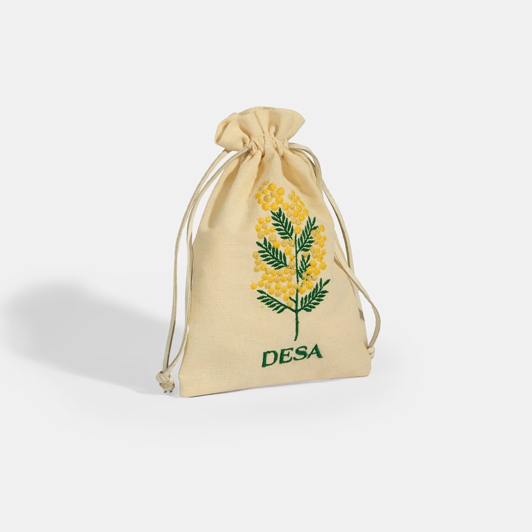 Mimoza Nakışlı Lavanta Kesesi