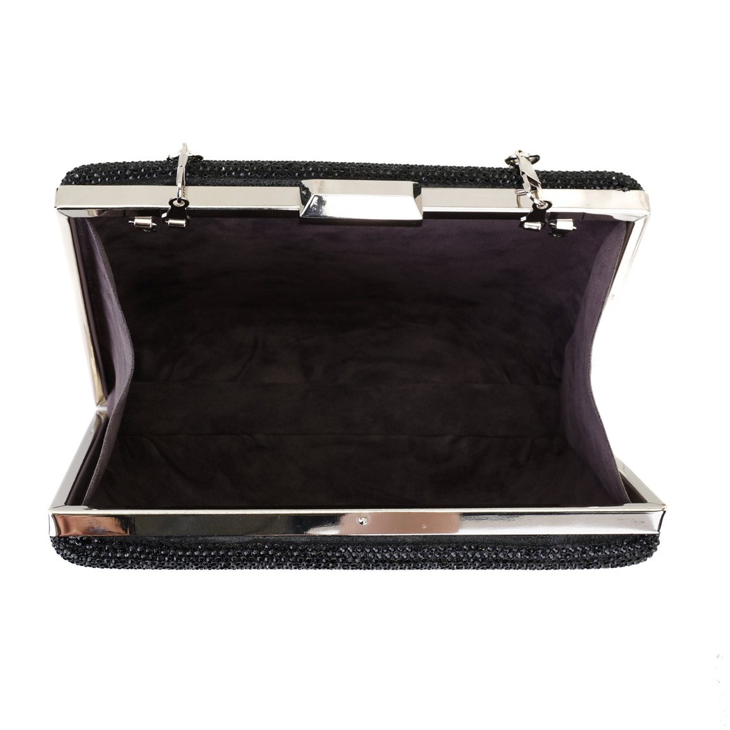 Missy Siyah Kadın Taşlı Gece Abiye Çanta