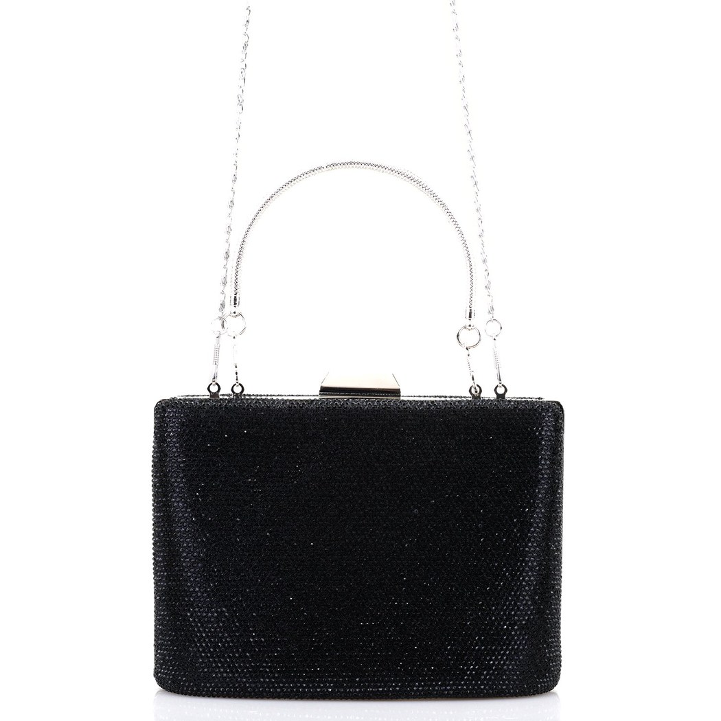 Missy Siyah Kadın Taşlı Gece Abiye Çanta
