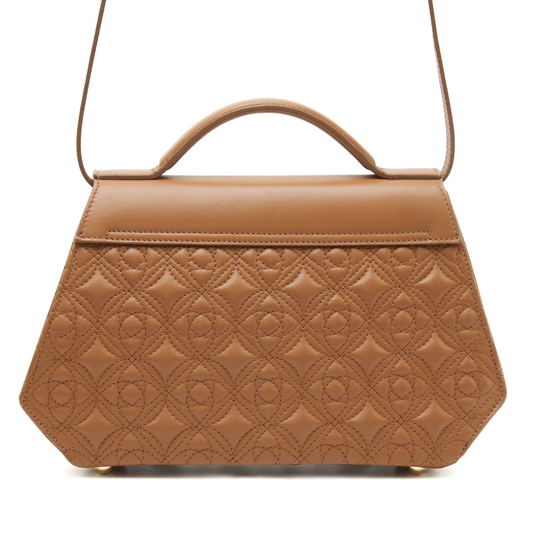 Monte Kadın Monogram Deri Omuz Askılı Çanta