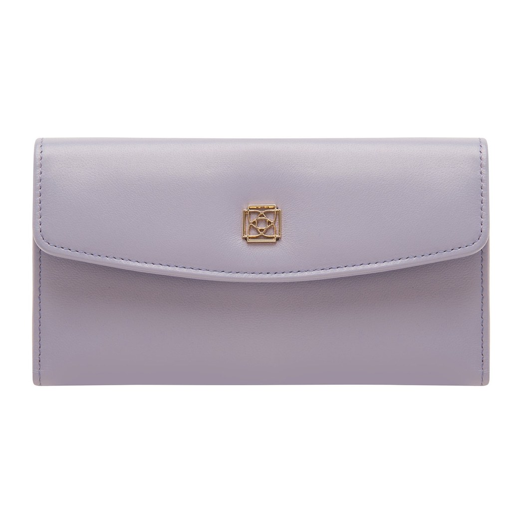 Mor Kadın Deri Cüzdan