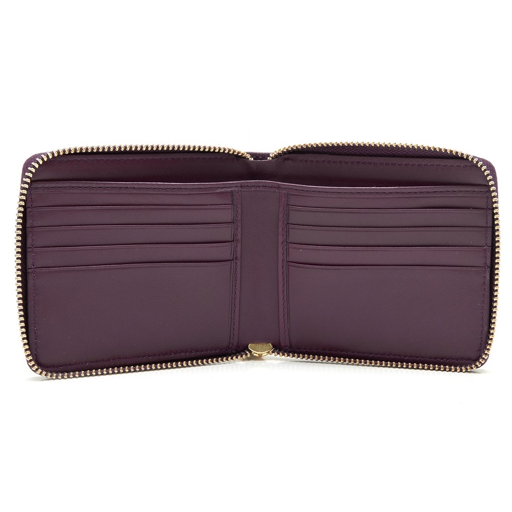 Mor Kadın Deri Cüzdan