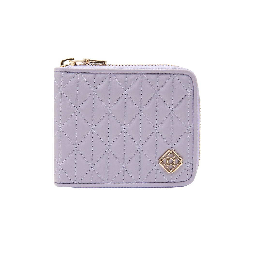 Mor Kapitone Kadın Deri Cüzdan