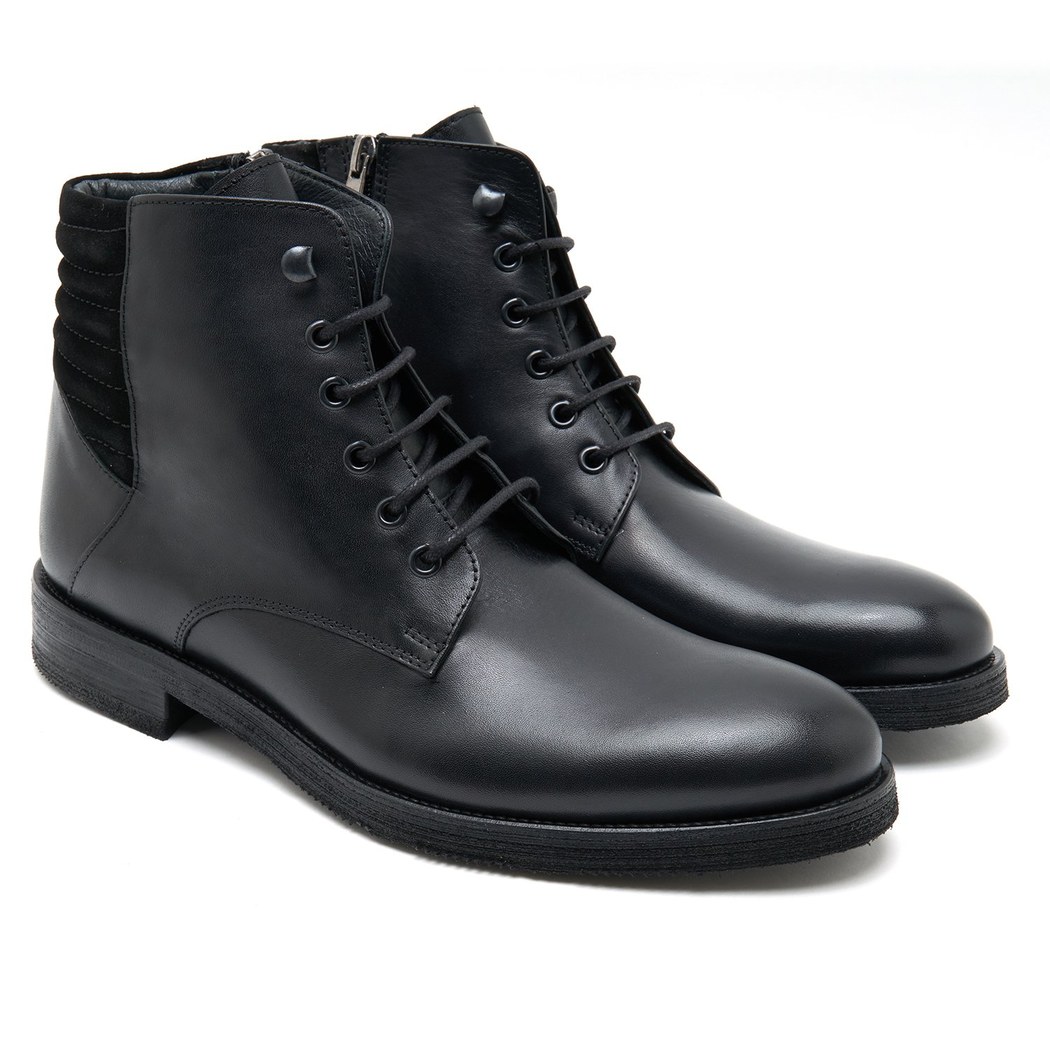 Morbido Siyah Erkek Deri Bot