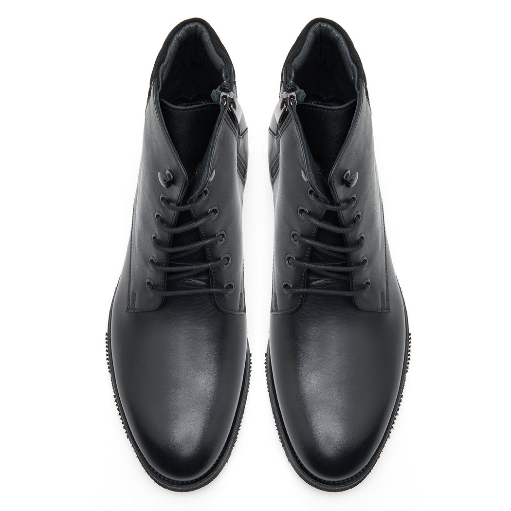 Morbido Siyah Erkek Deri Bot