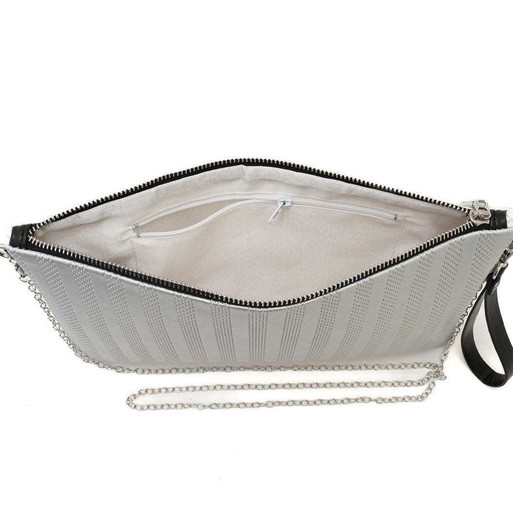 Morgan Gümüş Kadın Clutch