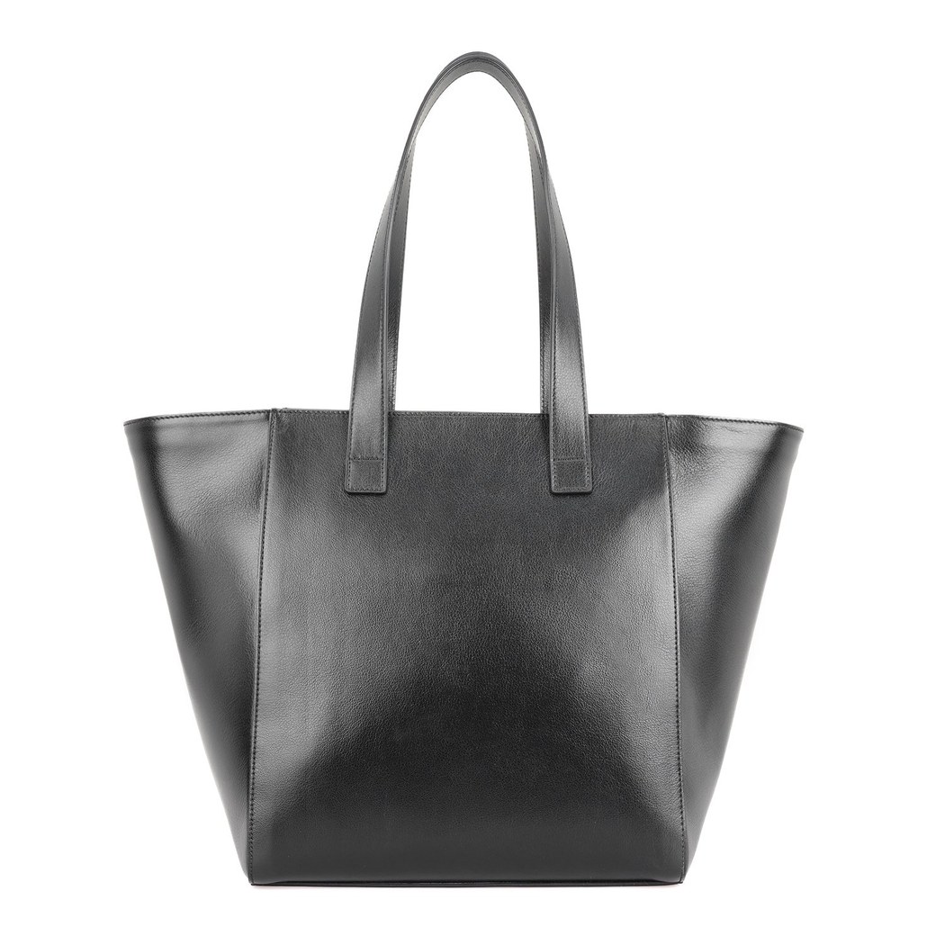 Morgan Siyah Kadın Logolu Deri Omuz Çantası