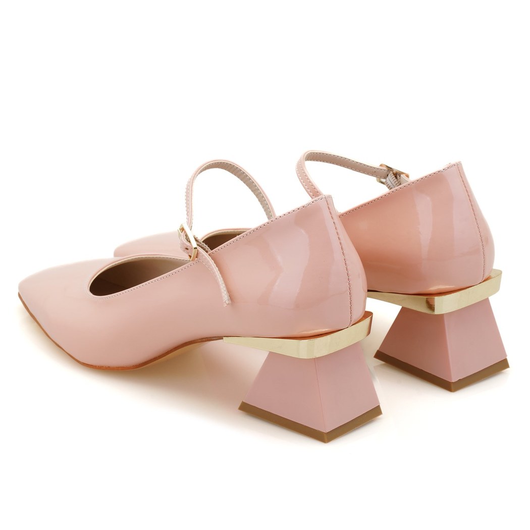 Nadia Pudra Kadın Mary Jane Ayakkabı