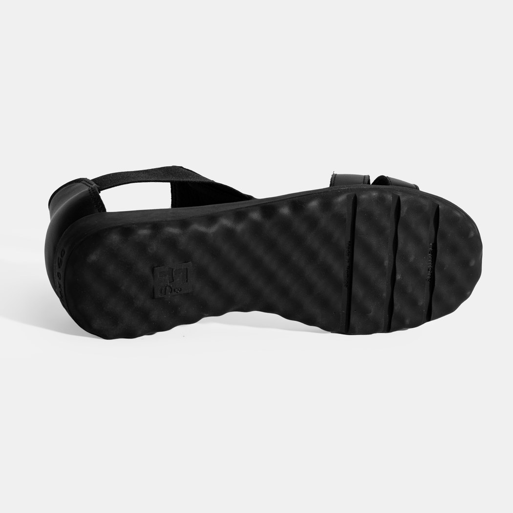 Nadine Siyah Kadın DesaComfort Deri Sandalet