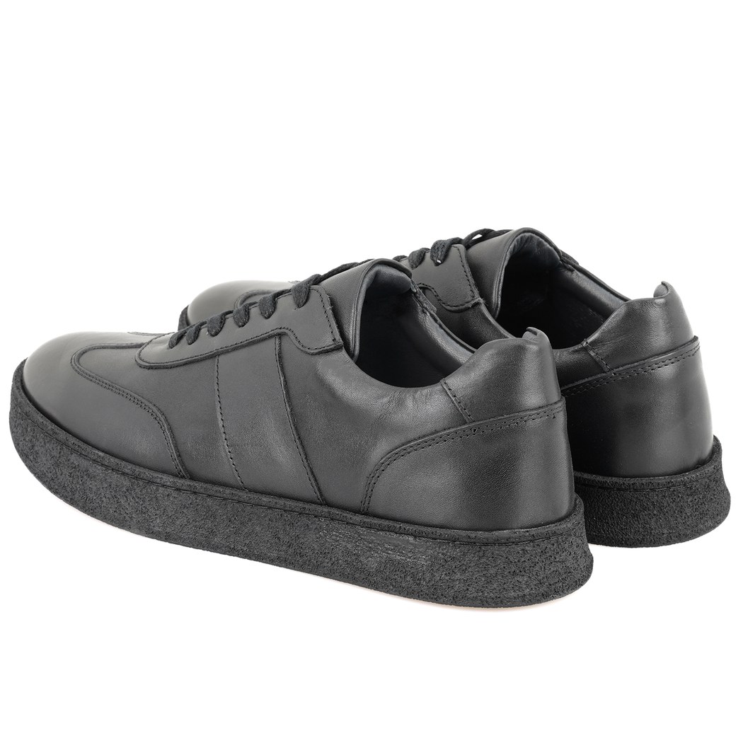 Naut Siyah Erkek Deri Günlük Ayakkabı